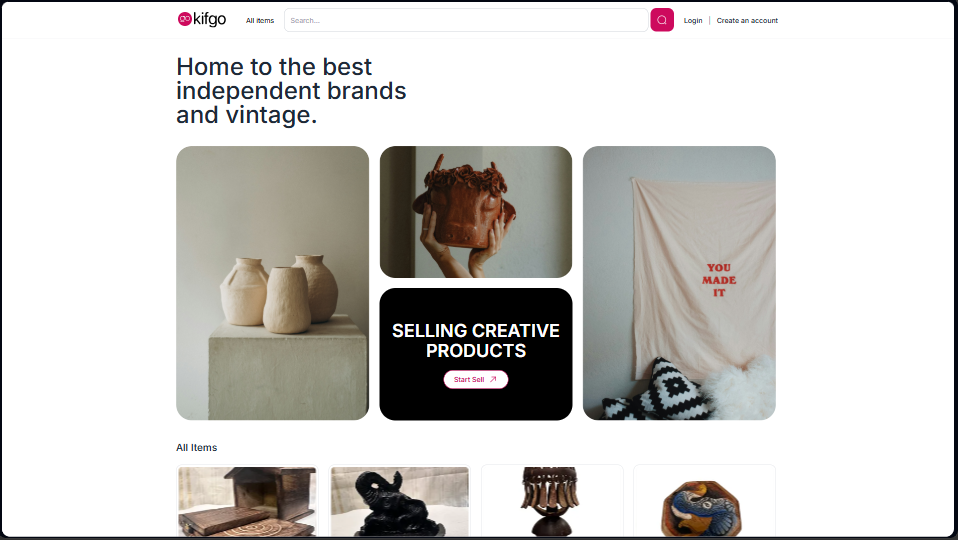 Kifgo - Multi-vendor e-commerce platform